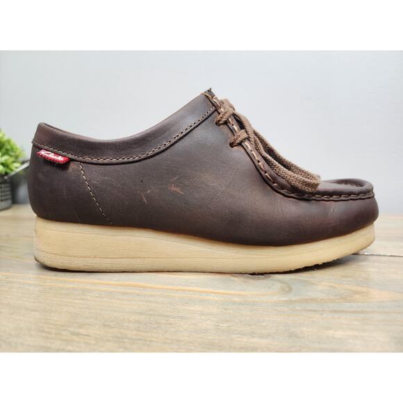Clarks Padmora Wallabee Beeswax Shoes Womens 7 Brown Leather 15260 - Picture 5 of 10